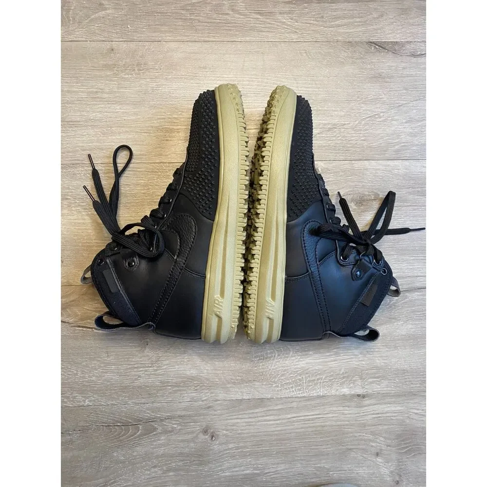 Nike Lunar Force 1 Duckboot Black Neutral Olive DZ5320-001 Men’s Size 9
